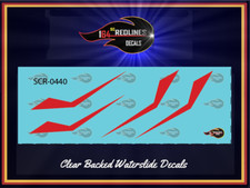 1/64 Redline 'A-Team Van' RED Replica Decal SCR-0440