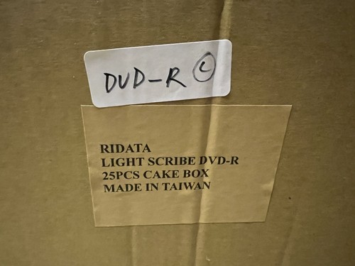 25 PCS RIDATA LIGHT SCRIBE DVD-R 4X IN CAKE BOX, 4.7GB, SEALED - Picture 2 of 2