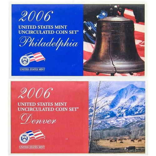 2006 P&D Mint Set Brilliant Uncirculated US with Envelopes & COAs (20 Coin Set) - Picture 5 of 5