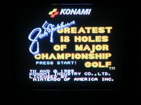 Jack Nicklaus Golf (NES, 1990) By Konami (Cartridge Only) NTSC