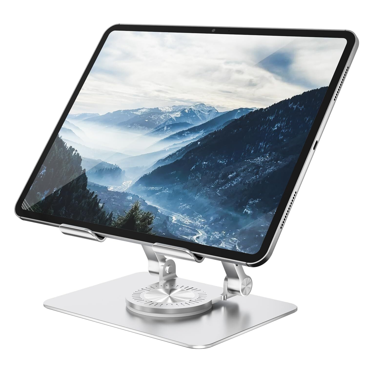 Adjustable 360° Swivel Aluminum Tablet Stand Holder for Universal Use-image