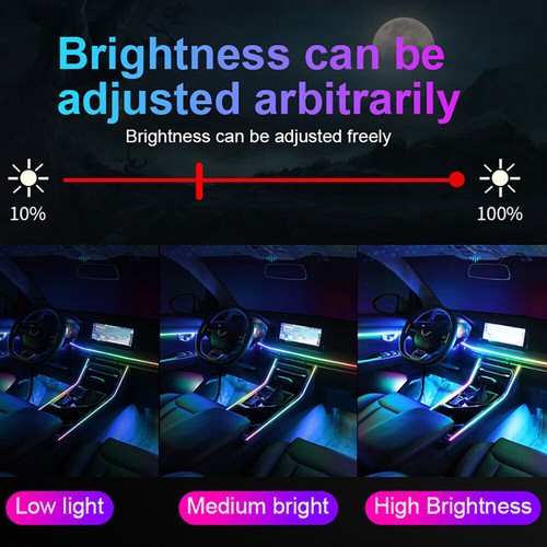 18 in 1 Auto RGB LED Dream Symphony Dynamic Ambientebeleuchtung Lichtleiste DHL - Picture 9 of 20