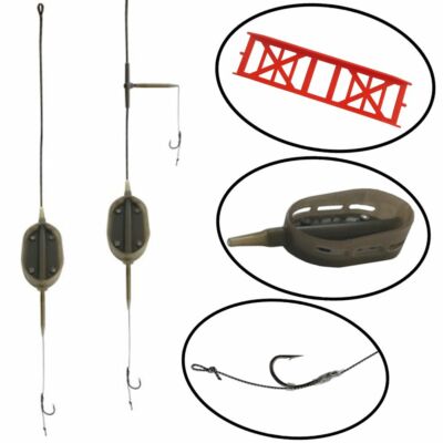 Karpfen Montage METHOD BOAT Grund Carp Angeln Tackle Anti Tangle Sleeves Fischen