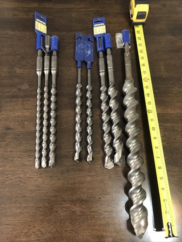 Lot Of 8 Irwin Hammer Drillbits New 1/2 