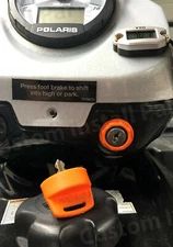 EASY FIND Orange ATV Key Cover Nut Ignition Switch fits Polaris 99-19 Sportsman