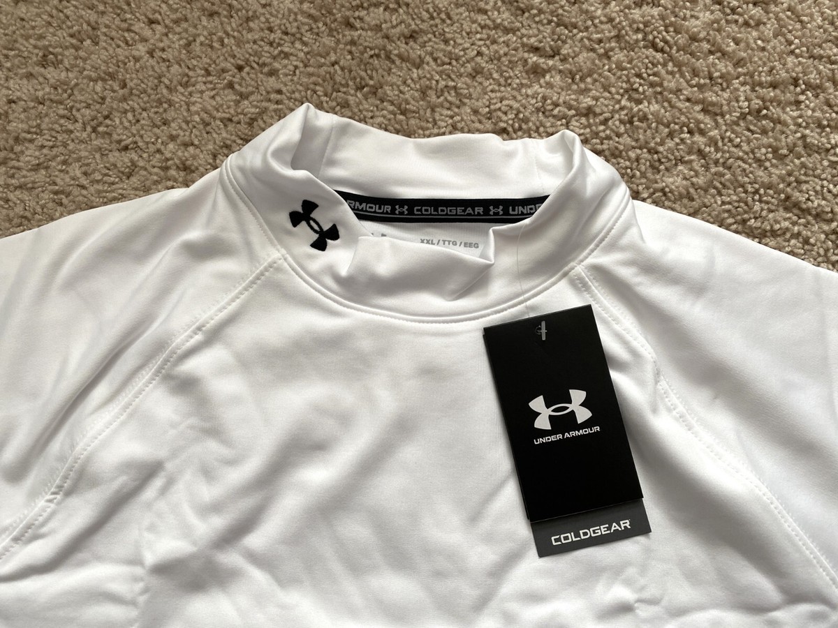 Under Armour ColdGear Reactor 2XL ホワイト Under Armour ColdGear Fitted Mock women 2XL 1368702 | eBay