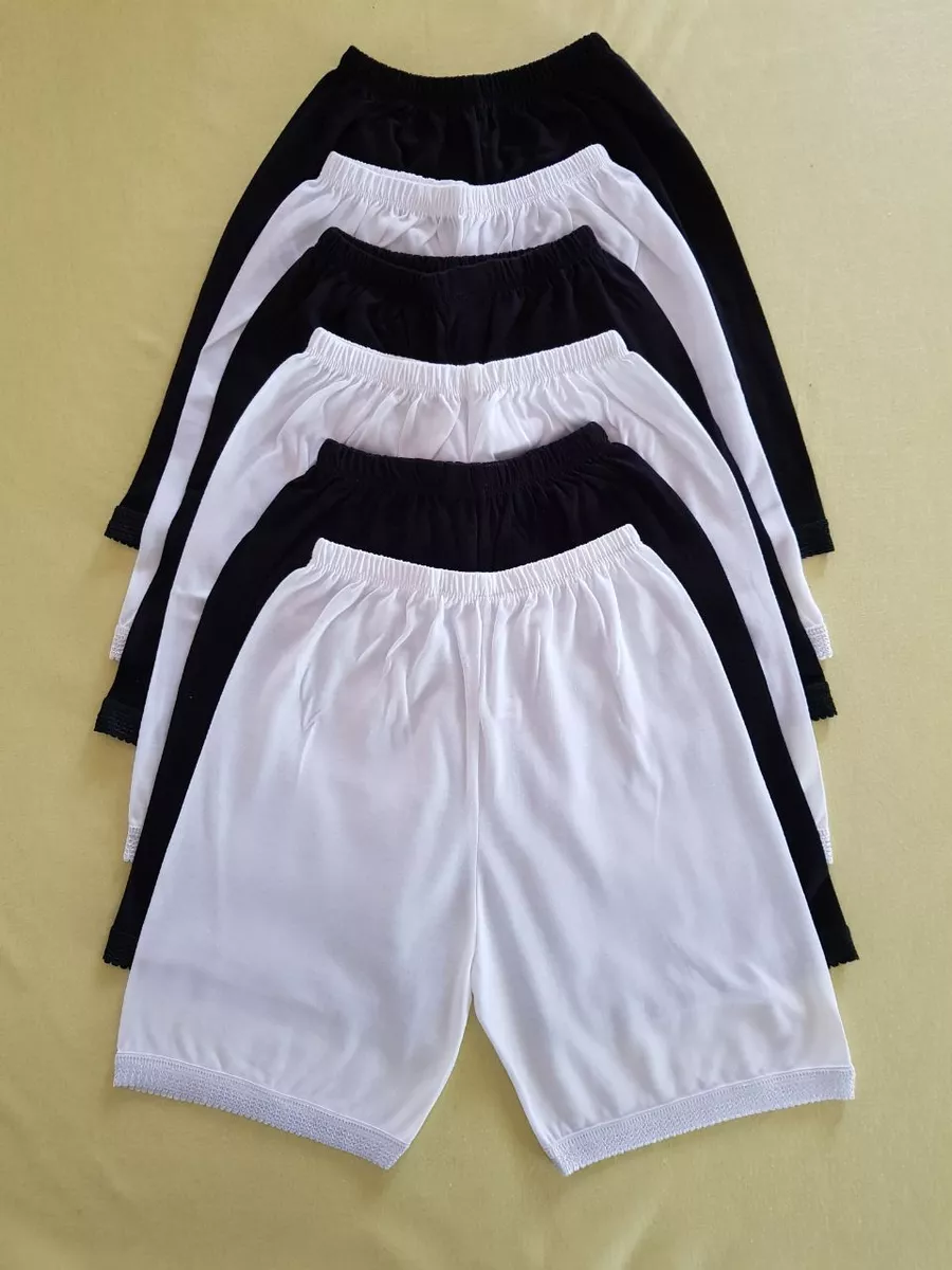 White cotton cheap bike shorts