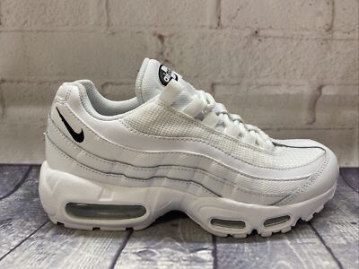 Nike Air Max 95 Essential White Black Shoes CK7070-100 Women's