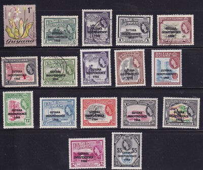 GUYANA MLH LOT / COLLECTION OF 6 SETS AND 35 STAMPS | eBay display picture 1