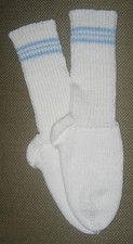 NEW Warm and Soft Hand Knit Socks 9.0 inches length 