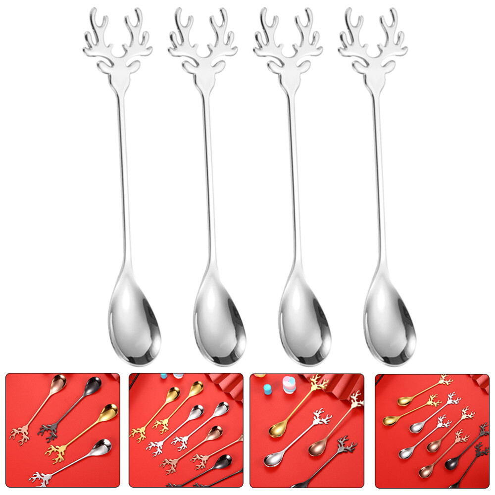 40-Piece Gold Stainless Steel Leaf-Design Mini Spoon & Fork Set – Perfect For Desserts, Coffee, Tea & Appetizers