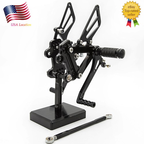For Kawasaki Ninja ZX6R ZX636 1999 2000 2001-2002 Rearset Footrest Footpegs CNC - Picture 2 of 10