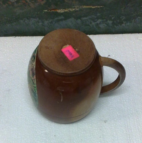 BOCCALE IN LEGNO VINTAGE retrò - Foto 4 di 4