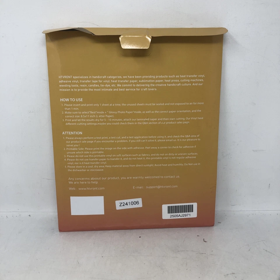 Первоклассный прозрачный печатный виниловый комплект 5 листов печатная наклейка бумага и 15 ламинат - Изображение 2 из 4