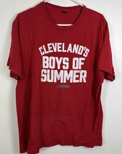 CLE Clothing Co Cleveland Indians Tshirt Boys Summer Shrunk XL Fits Like Large