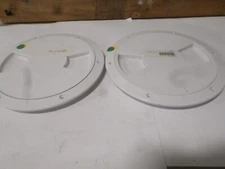 Lot of 2 Sea-Dog 8-5/8" Deck Plate - White