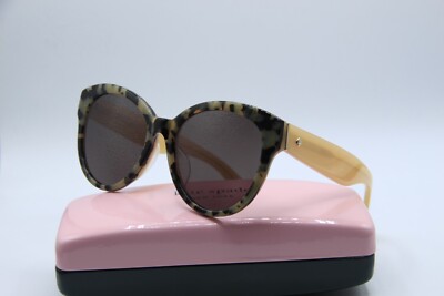 NEW KATE SPADE JENISA/F/S QSM8H HAVANA BEIGE AUTHENTIC FRAMES SUNGLASSES 53-19