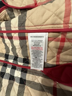 Burberry Girls Quilted Jacket 12Y | eBay