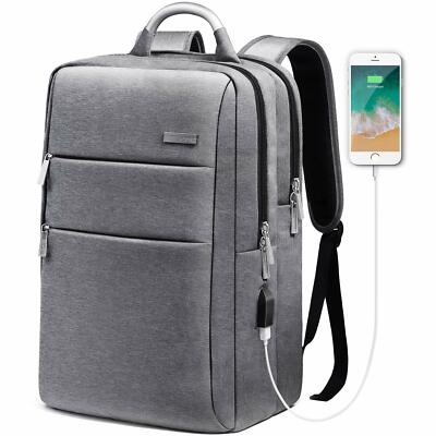 HOMIEE Sac à dos pour ordinateur portable, étanche et antivol avec - Main Image