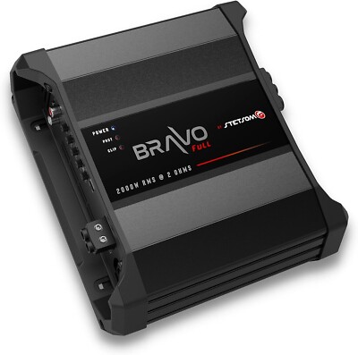 Stetsom Bravo Full-Range 2K 2 ohm 2000 Watts RMS  Monoblock 1 Channel Amplifier