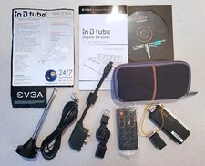 NEW - EVGA inDtube HD PC Digital TV Tuner KIT - Complete w/ DONGLE & Remote