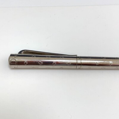 DIOR Ballpoint pen with logo Silver Stainless steel | eBay