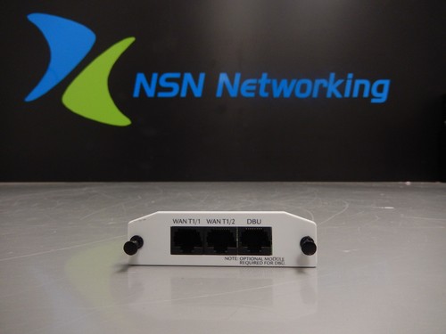 Adtran Netvanta Dual T1/FT1 1200872L1 WAN T1/T2 Network Interface Module