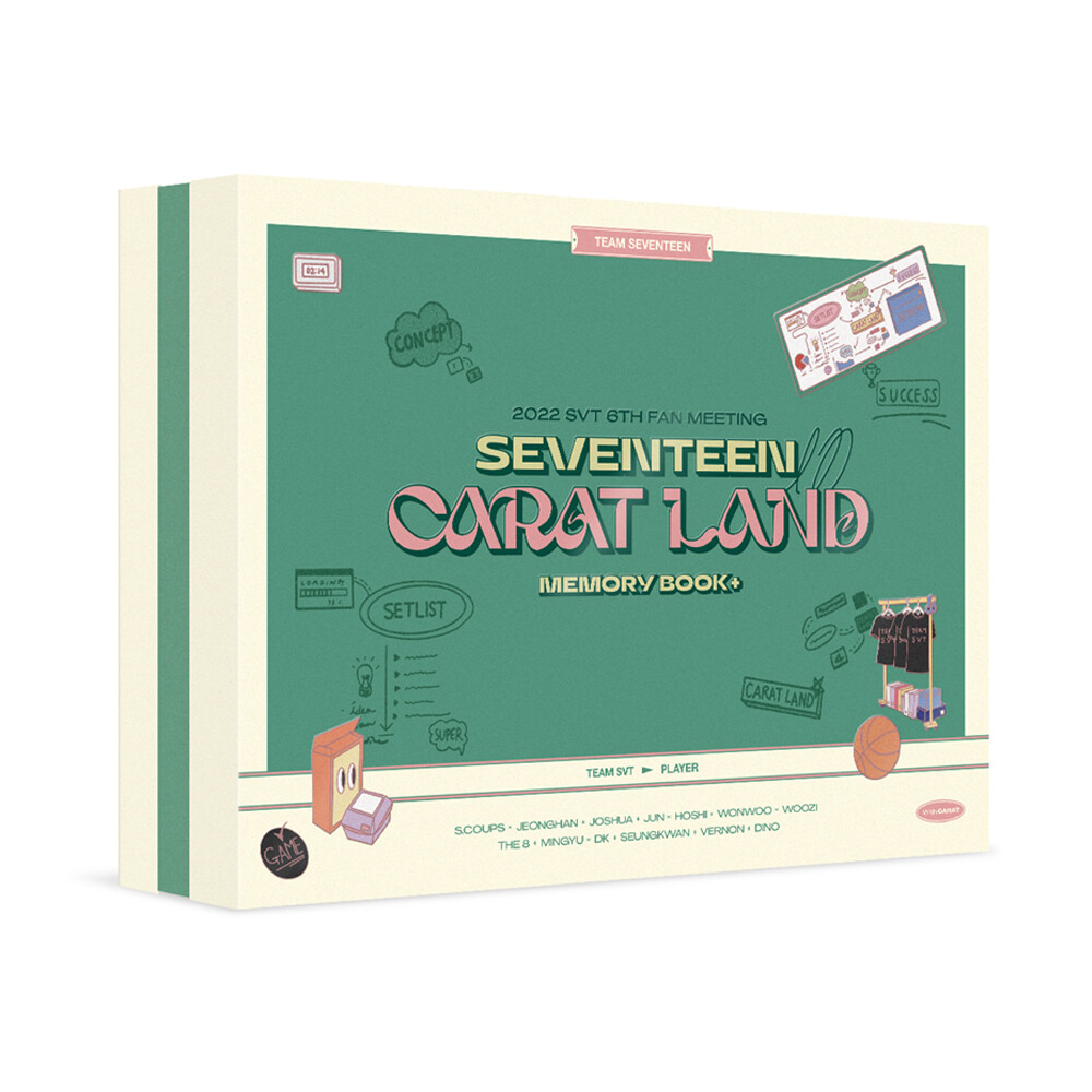 SEVENTEEN CARAT LAND2022 MEMORY BOOK＋ 2022 SVT 6TH FAN MEETING SEVENTEEN in CARAT LAND MEMORY BOOK