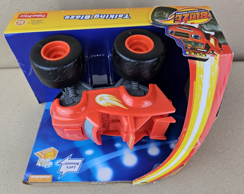 TALKING BLAZE Fisher-Price Nickelodeon Blaze & Monster Machines HTF PKGDSTRSS - Picture 6 of 12