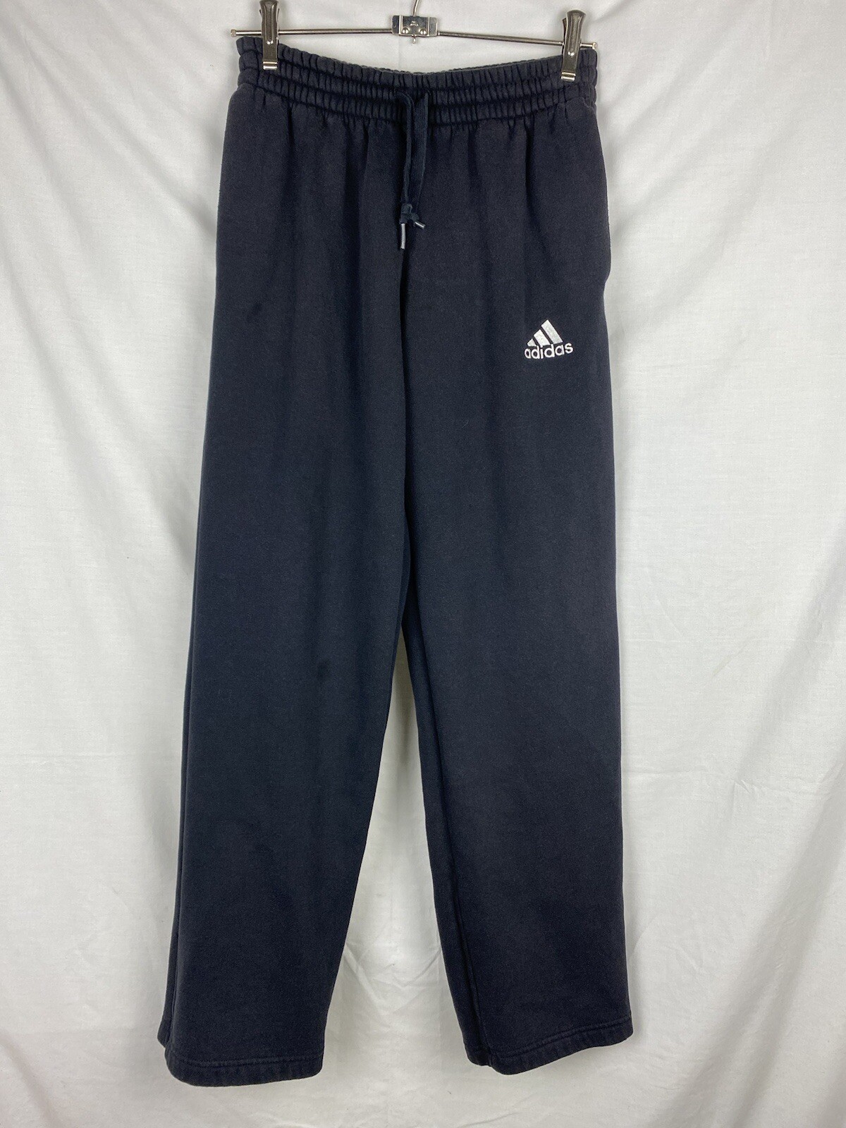 Adidas Track Pants Mens Small Black Casual Logo Winter Pockets Outdoors Sports