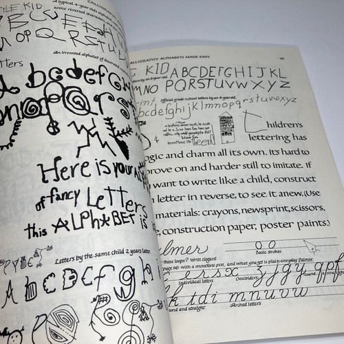 SEE INSIDE! Calligraphy Alphabets Made Easy - Shepherd, 048228512578, paperback - Picture 3 of 11