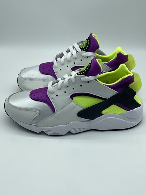 １０４ Nike Air Huarache White Magenta Purple Neon Yellow DD1068 104