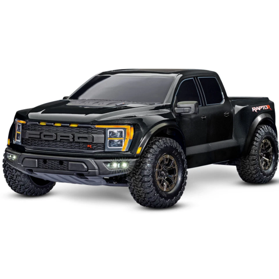 Traxxas TRX101076-4BLK Ford Raptor-R 4x4 Vxl Noir 1/10 Pro-Scale + 4A Chargeur + - Photo 3/4