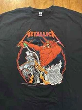 Metallica 2023 Tour Full Speed Or Nothing T-Shirt Rock Band Tee