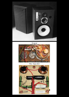 JBL  L100 Century crossover NEW upgrade (PAIR) (Gen-1) + built in EQ + gold post