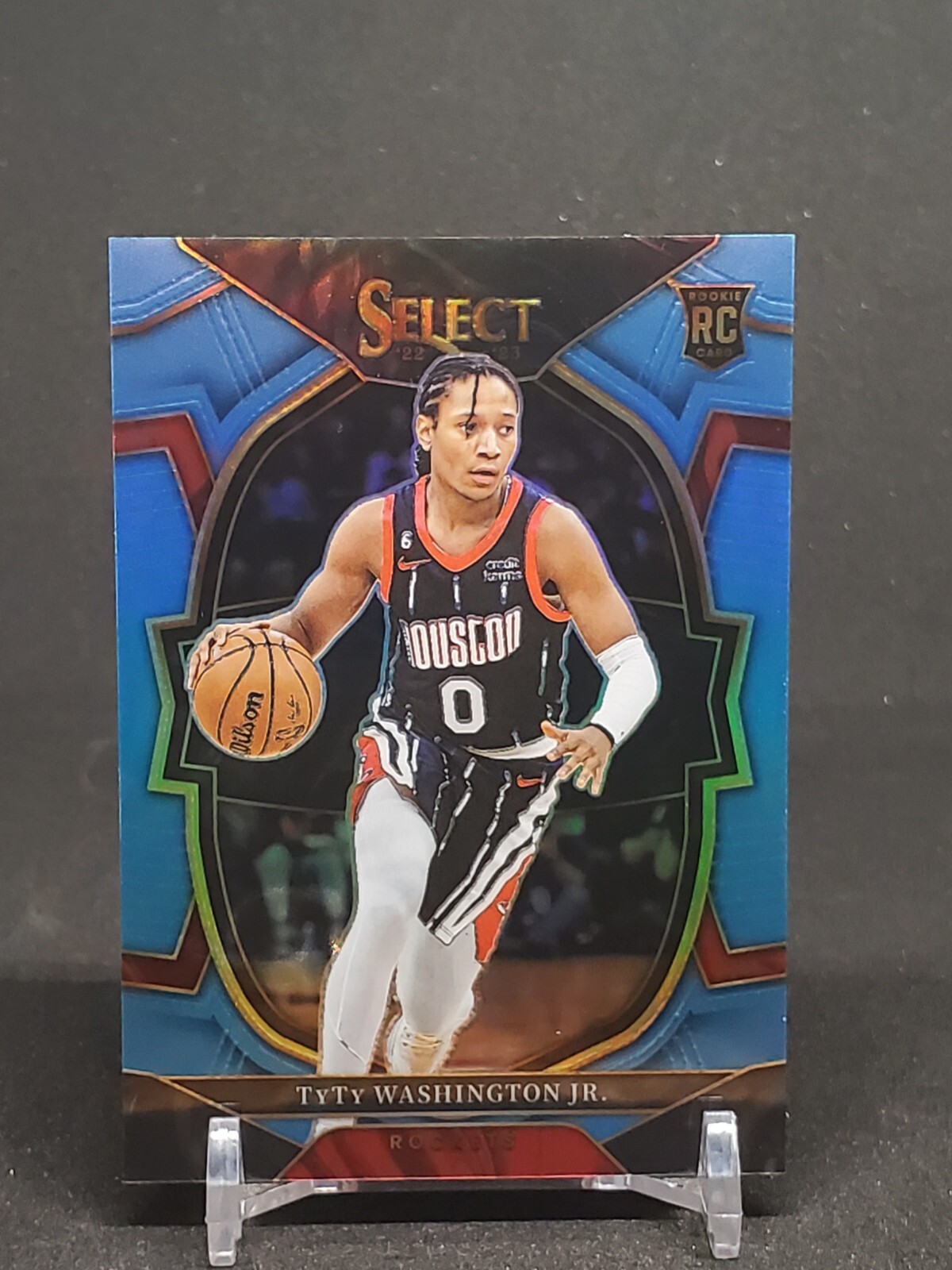 TyTy Washington Jr. 2022-23 Panini Select #70 Rookie Light Blue Prizm /299 RC