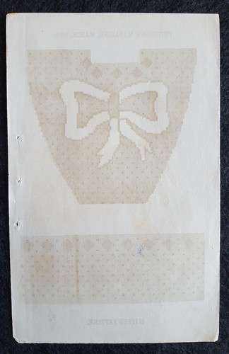 1860er Peterson's Magazin Lot von (5) Schnittmustern, Hausschuhen, Sitzen - DD - Bild 2 von 10