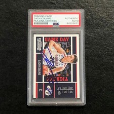 2017 Contenders Draft Picks #11 Zach Collins Signed Card AUTO PSA Slabbed Gonzag