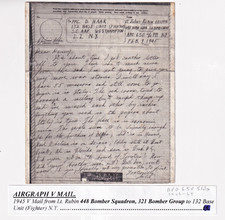 Airgraph V Mail 448 Eskadra Bombowców 321 Grupa