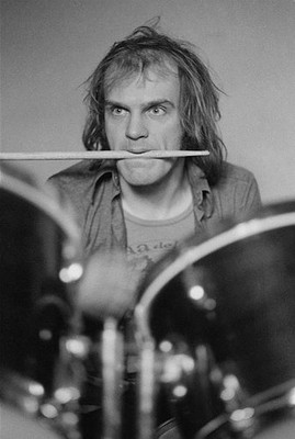Drummer Guy Evans Of English Progressive Rock Group Van Der Graaf - Old Photo 1