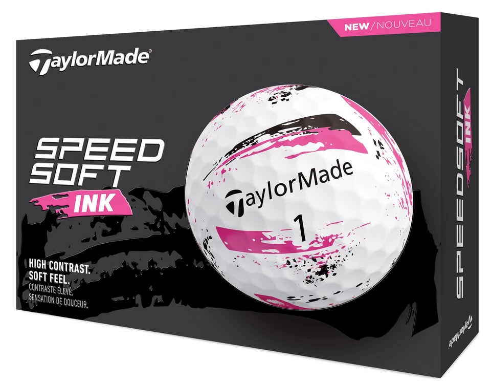Tinta TaylorMade SpeedSoft 1 docena de pelotas de golf nuevas Foto 2 de 3