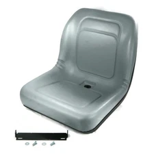 Gray High Back Seat for Cub Cadet 757-04042 75704042 w/Seat Bracket Milsco 6003