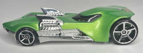 2010 HOT WHEELS TWIN MILL III VERDE 1:64 PRESSOFUSO 3" AUTO CON ARGENTO/CROMO~GG - Foto 11 di 14