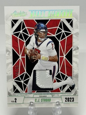 2024 Panini Absolute CJ Stroud Draft Diamonds /49 Patch RC Rookie Texans DDJ-CSD