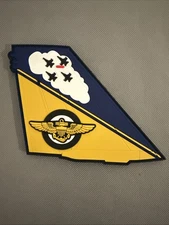 U.S. Navy Blue Angels F/A-18 Heritage PVC Tail Patch