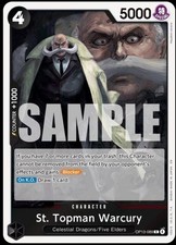 St. Topman Warcury OP13-089 One Piece CCG - OP13 Carrying on His Will -NM - Foil