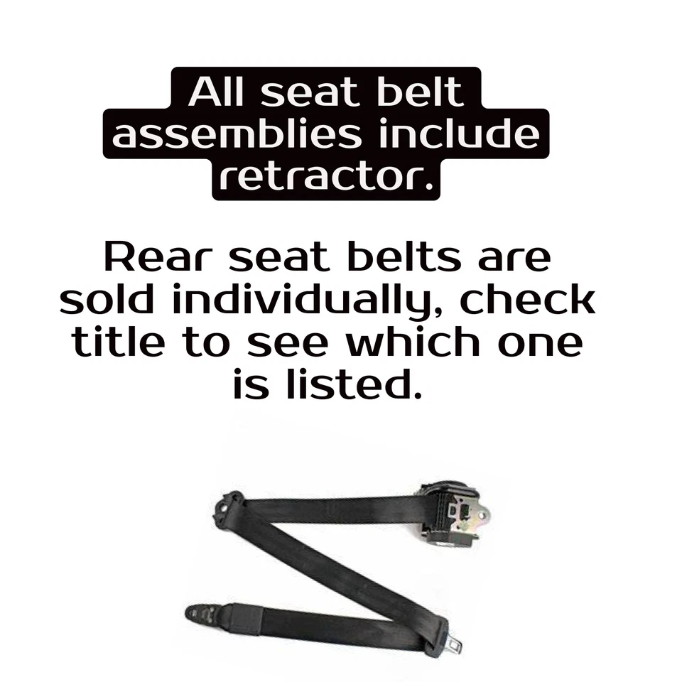 Driver Left Rear Seat Belt Retractor Dark Gray Fits 2011 JAGUAR XJ 764406 - Image 4 of 4