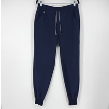 FIGS Technical Collection Scrub Jogger Pants Women's M Navy Blue Slim Fit