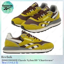 Reebok Classic Nylon 89 Chartreuse 100230503 Hombre US4.5-12 NUEVO