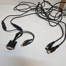 DB9 TV-Out Breakout Cable RCA DIN Video Audio for ATI Matrox GPU